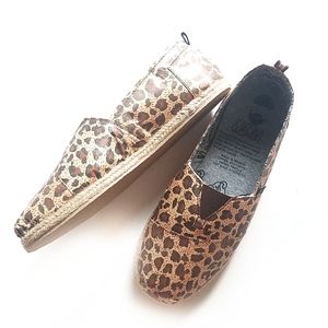 Jack V Espadrilles Leopard Slip on loafers Size 7